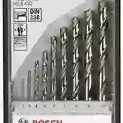 10-piece Robust Line metal drill bit set HSS-Co